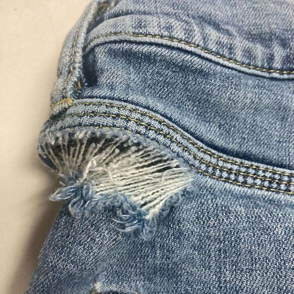 PURPLE BRAND Men’s P001 Button Fly Jeans Blue 34 Distressed  Destroyed Inseam 32 - Picture 6 of 12